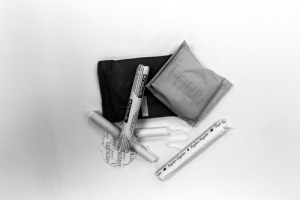Tampons and sanitary napkins are categorized and taxed as a luxury item.