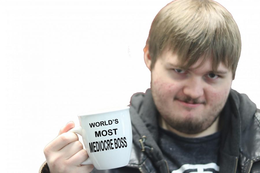 In the US Office, Michael has a mug that says Worlds Best Boss. If David had a similar mug in the UK version, itd probably look something like this.