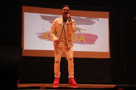 Puerto Rican artist, Edgar Rene, made Spanish students dance and sing along on a very eventful concert  at North Platte High School.