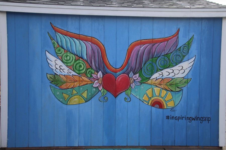 Pictured above are the wings that are on the shed in front of the RDAP building. 