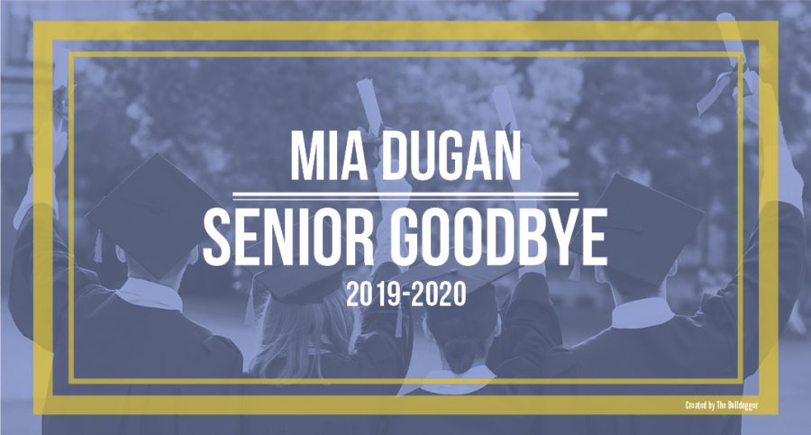 Senior Mia Dugan writes life lessons to her younger self.