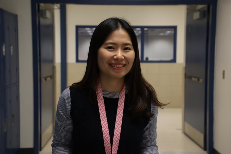 English Language Learning teacher Hanna Kim poses for a picture.